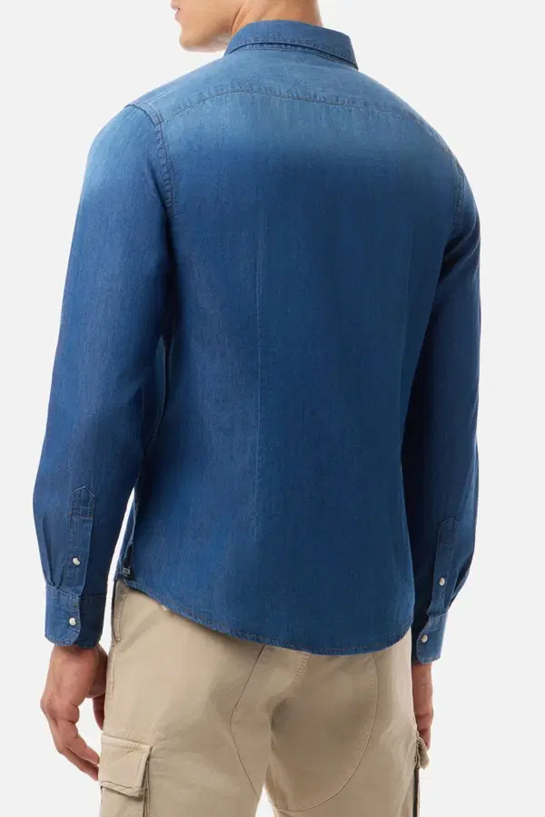 Camicia In Jeans Dark Indigo
