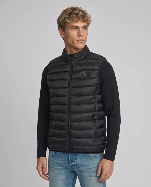 Padded Gilet Black Black