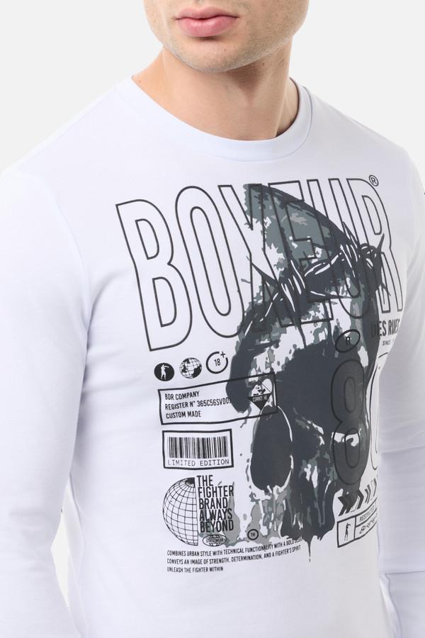T-Shirt A Manica Lunga White