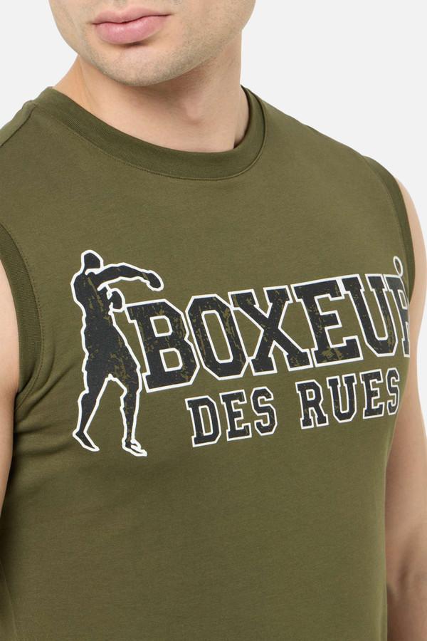 Canotta Verde Militare Con Logo