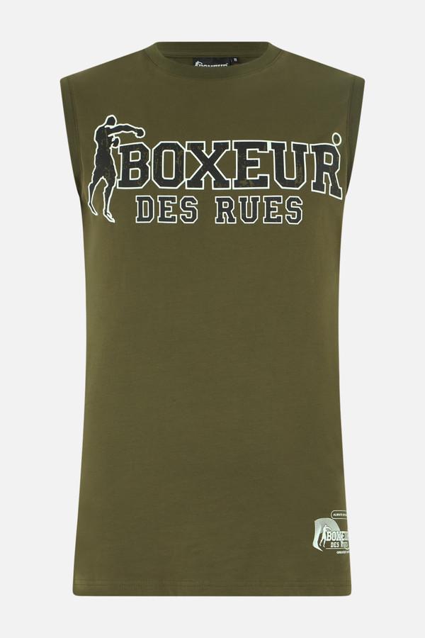 Canotta Verde Militare Con Logo