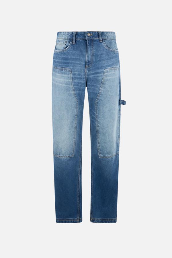 Jeans Double Knee Carpenter Mid Blue