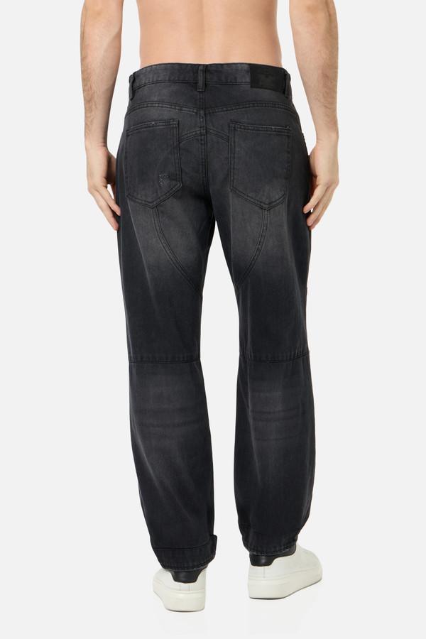 Jeans Motorcycle Dark Grey