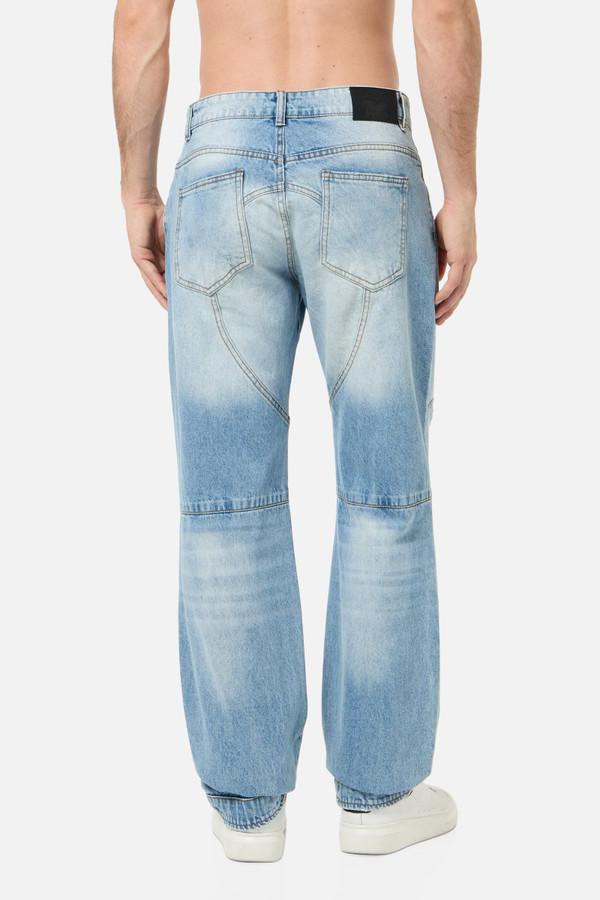 Jeans Motorcycle Light Blue