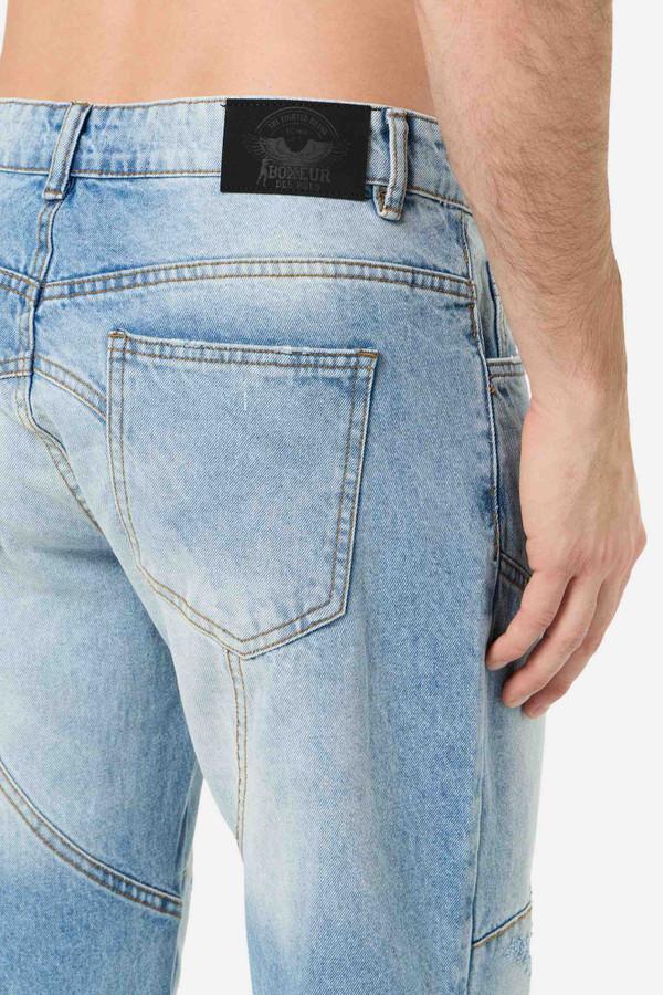 Jeans Motorcycle Light Blue