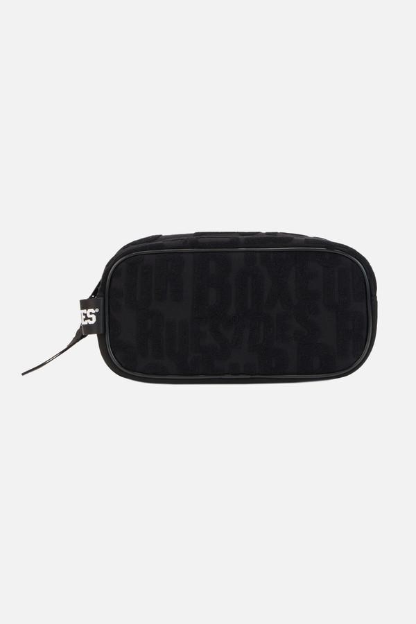 Borsa Con Logo All Over Black