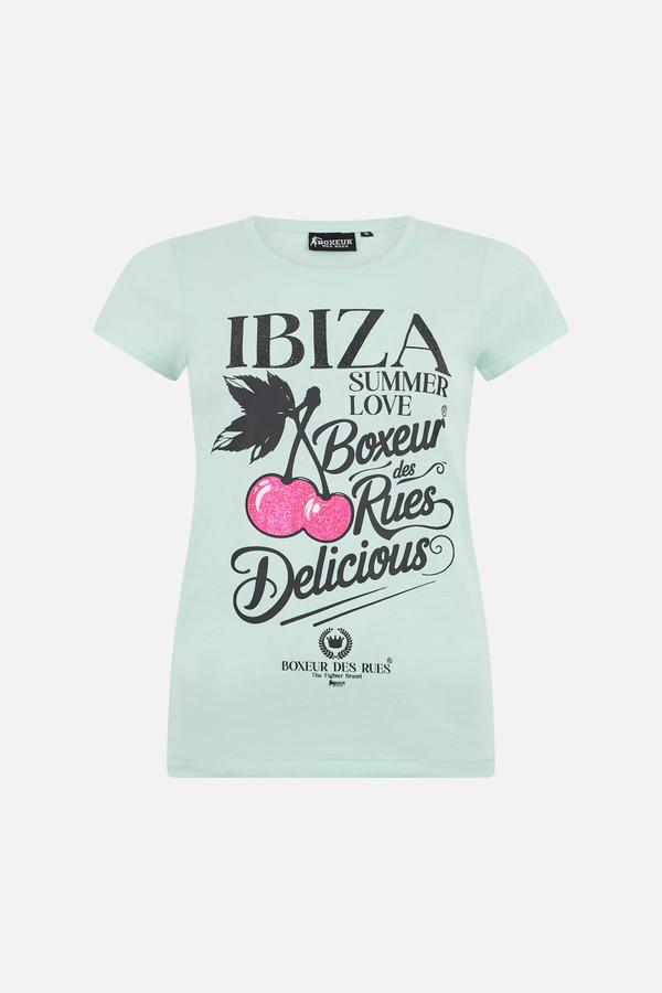 T-Shirt Graficata Color Jelly Mint