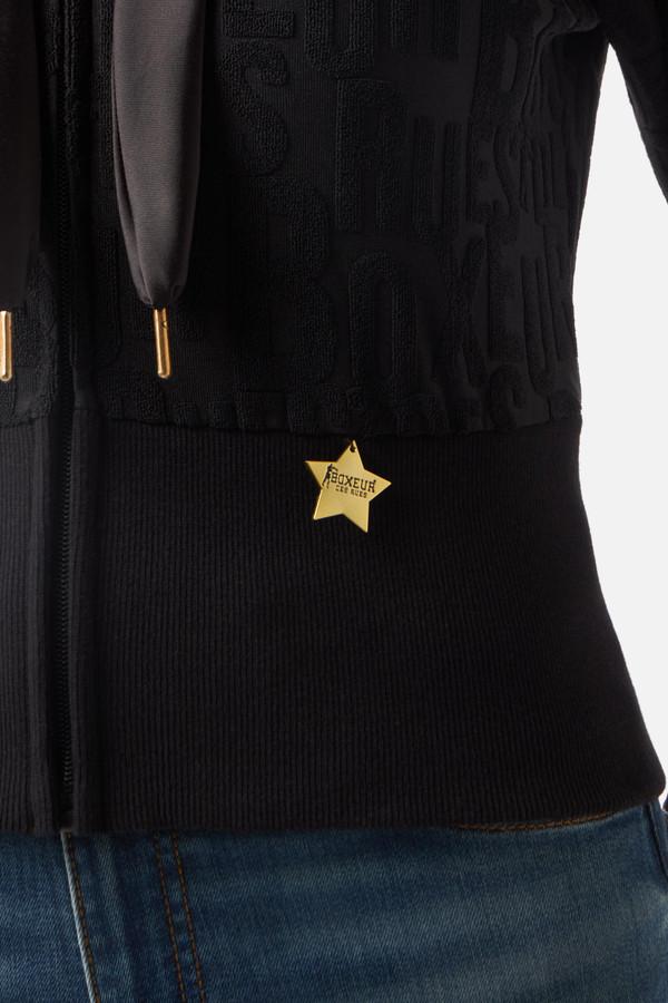 Felpina Corta All Over Black