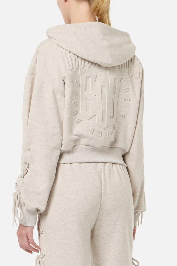 Felpa Con Stampa A Rilievo Sul Dietro Sandstone