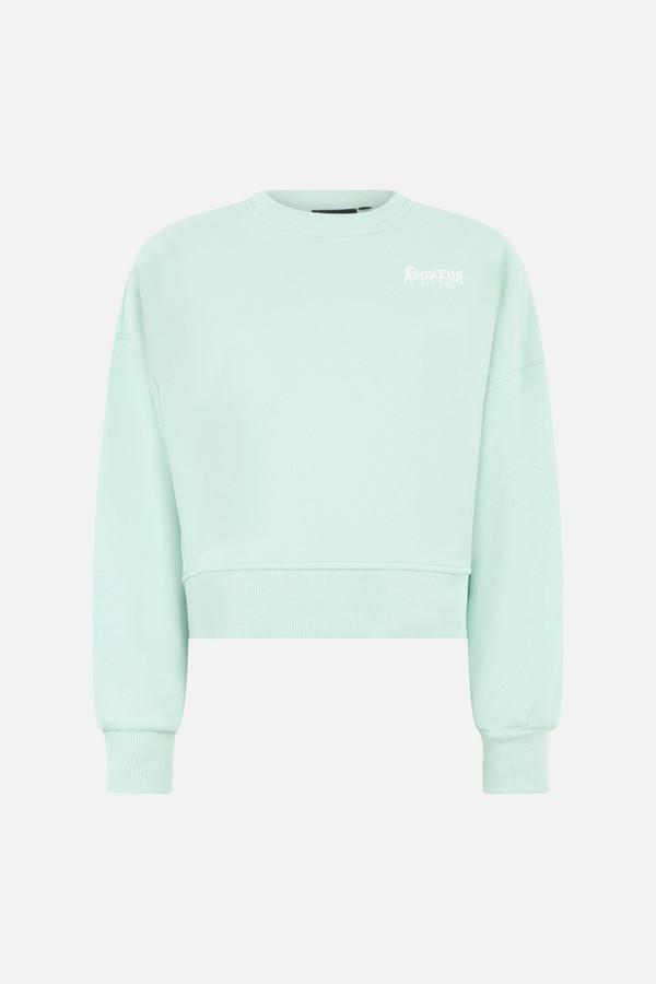 Felpa Giro Collo Jelly Mint