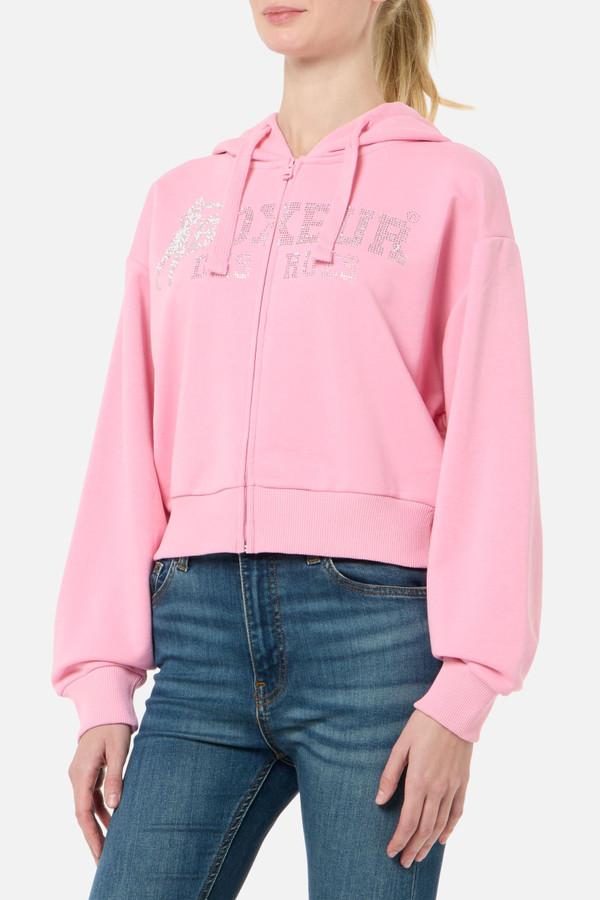 Felpa Corta Candy Pink