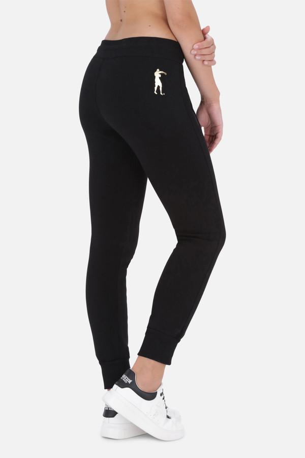 Black Logo Joggers Black-Gold