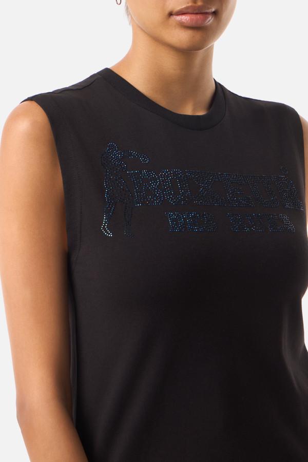 Canotta Con Logo Nera