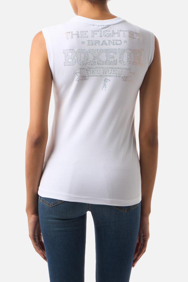 Canotta Con Logo Bianca
