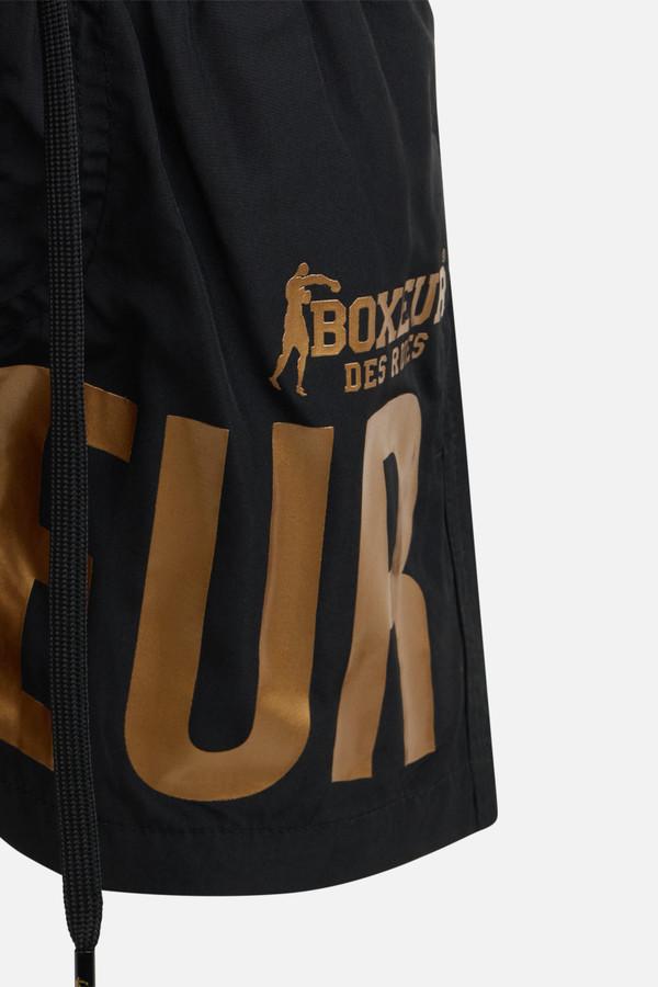 Boxer Da Mare Neri E Oro Black-Gold