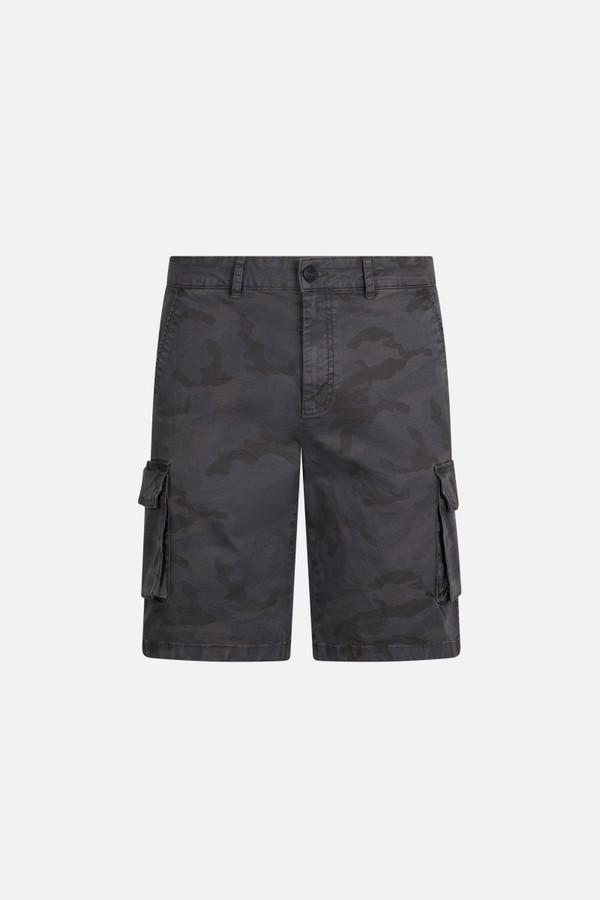 Grey Camouflage Cargo Short Grey Camou