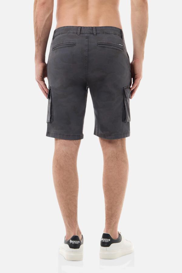 Grey Camouflage Cargo Short Grey Camou