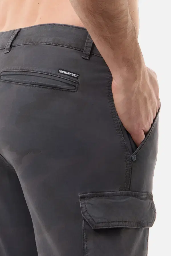 Grey Camouflage Cargo Short Grey Camou