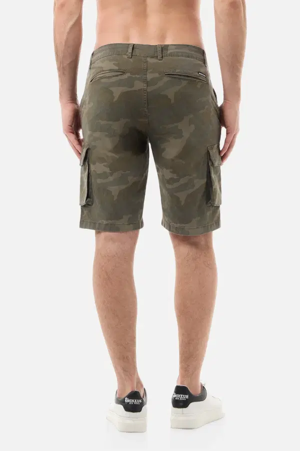 Pantaloncini Cargo Army Camou