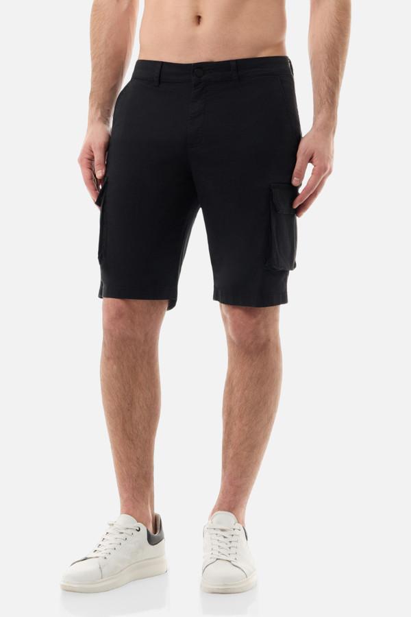 Pantaloncini Cargo Black