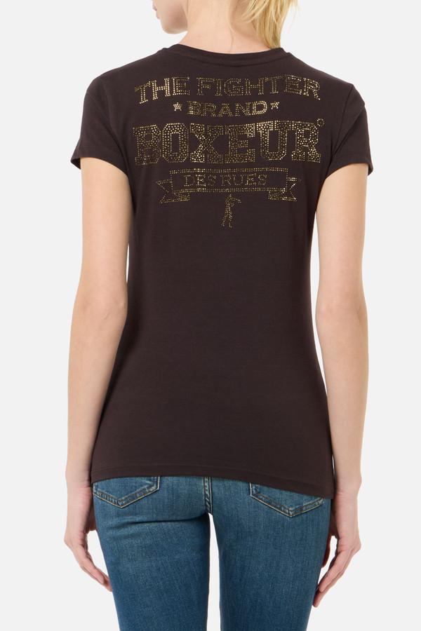 T-Shirt Cocoa Con Strass