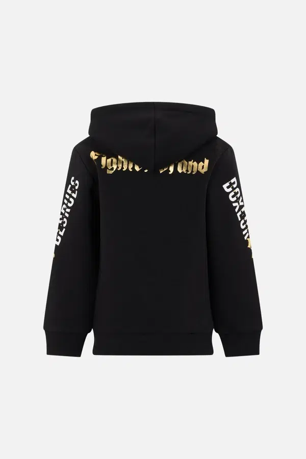 Black-Gold Hooded Sweatshirt Black-Gold