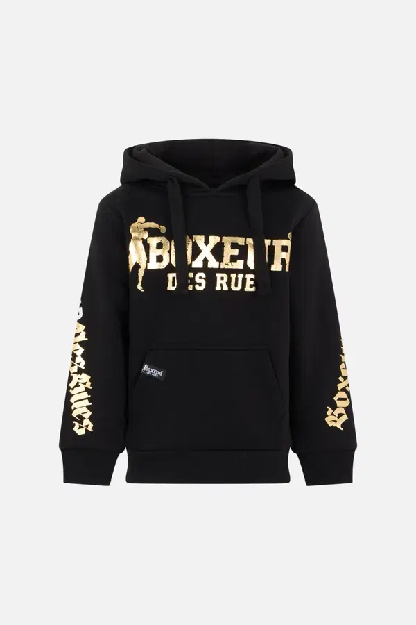 Black-Gold Hooded Sweatshirt Black-Gold