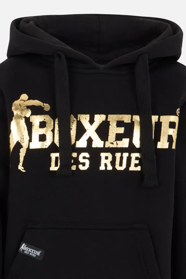 Black-Gold Hooded Sweatshirt Black-Gold