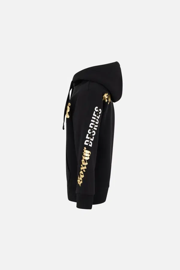 Black-Gold Hooded Sweatshirt Black-Gold