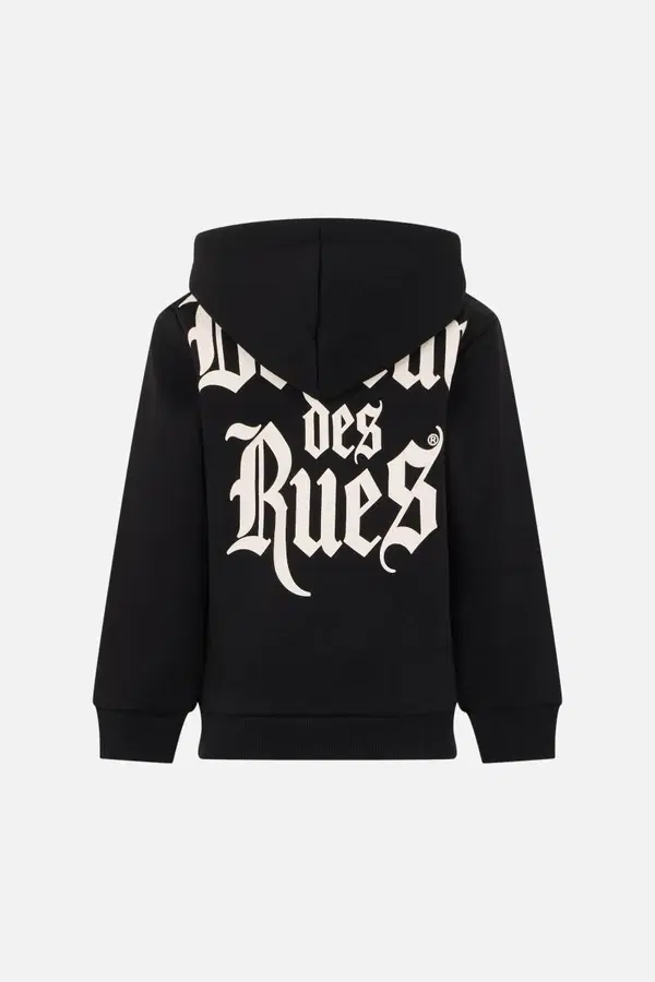 Black-Red Hooded Sweatshirt Black-Red