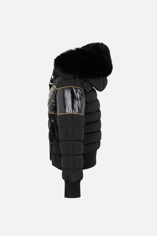 Black Front Insert Jacket Black-Gold
