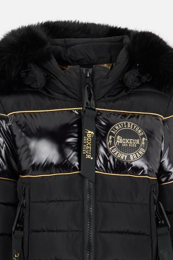 Black Front Insert Jacket Black-Gold