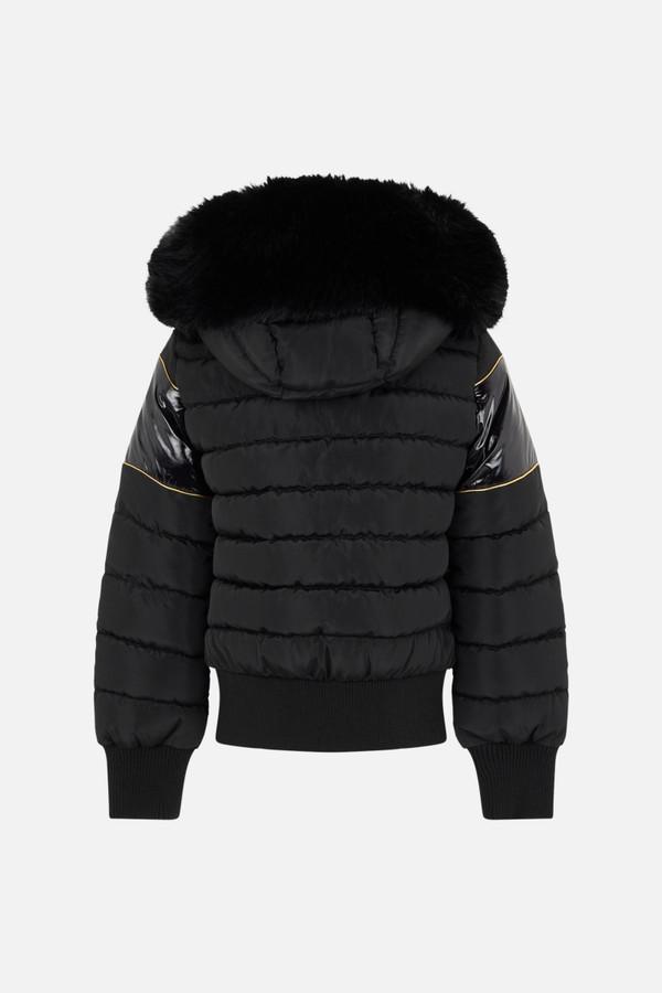 Black Front Insert Jacket Black-Gold