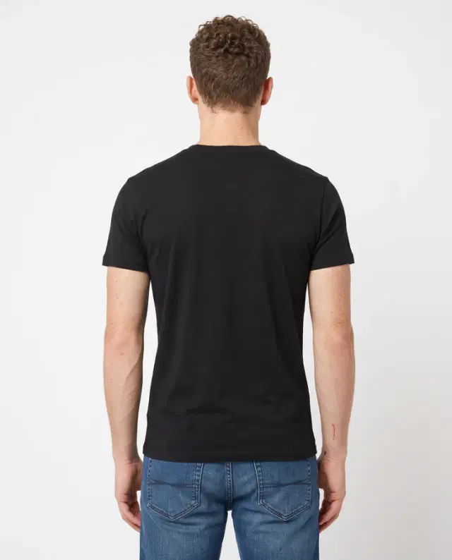 Black Bands Short Sleeve T-Shirt Black-Gold