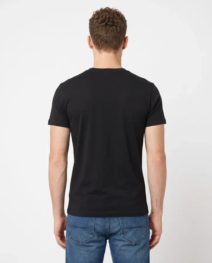 Black Bands Short Sleeve T-Shirt Black-Gold
