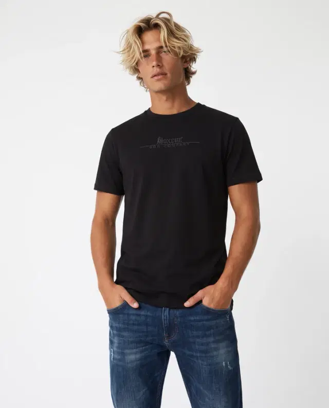 T-Shirt Manica Corta Nera