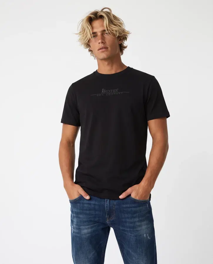 T-Shirt Manica Corta Nera