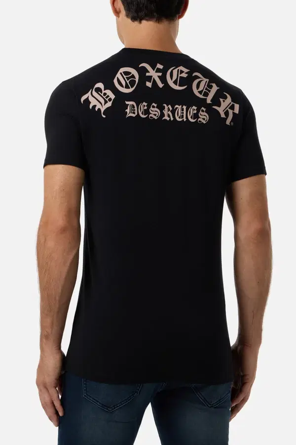 T-Shirt Manica Corta Gotica Nera
