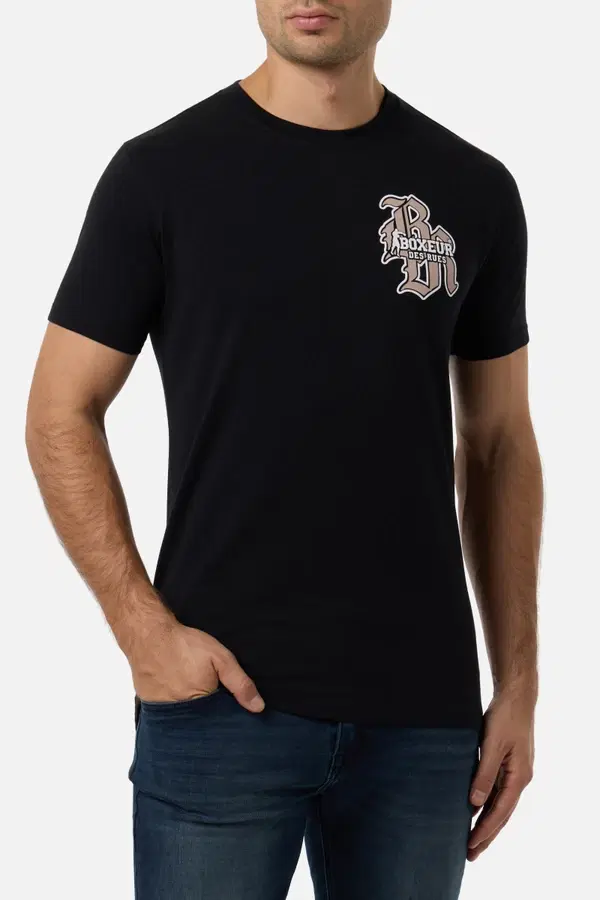 T-Shirt Manica Corta Gotica Nera