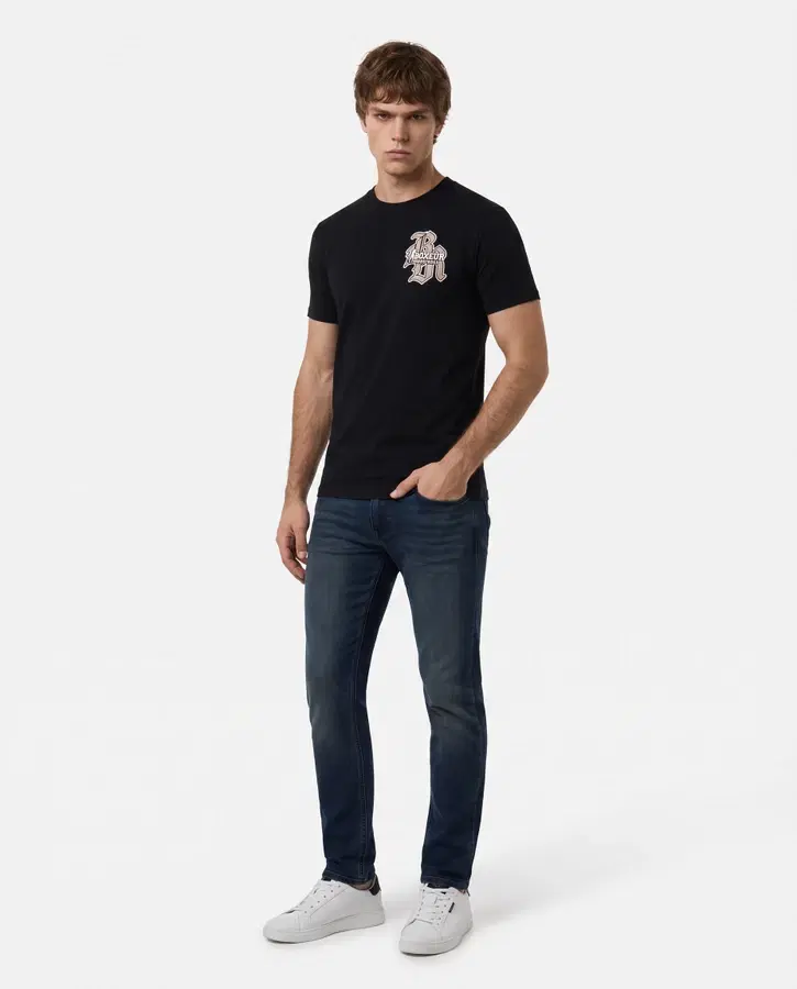 T-Shirt Manica Corta Gotica Nera