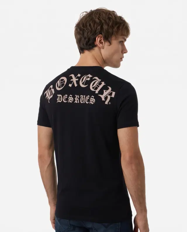 T-Shirt Manica Corta Gotica Nera