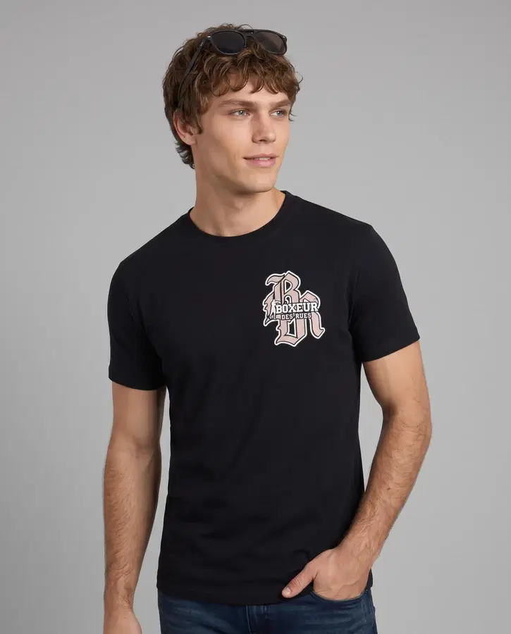 T-Shirt Manica Corta Gotica Nera