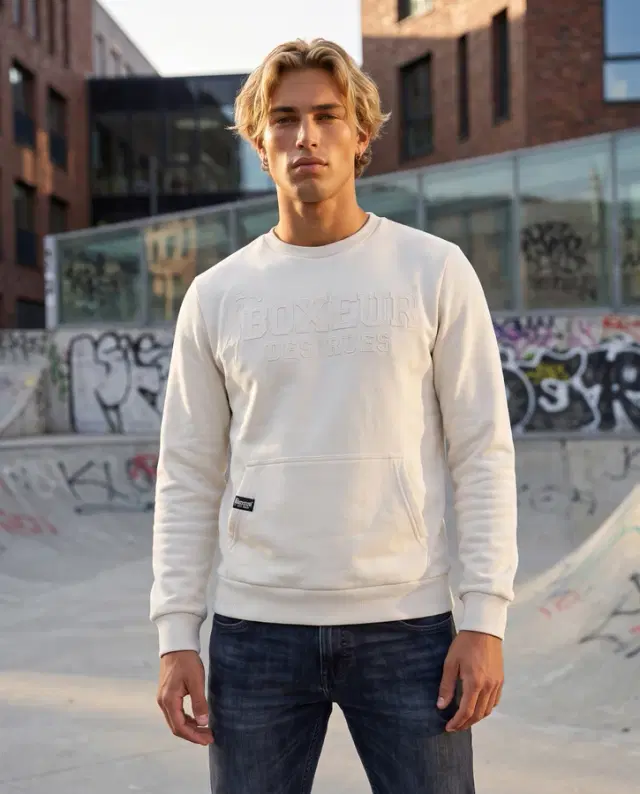 Felpa Girocollo Warm Blank