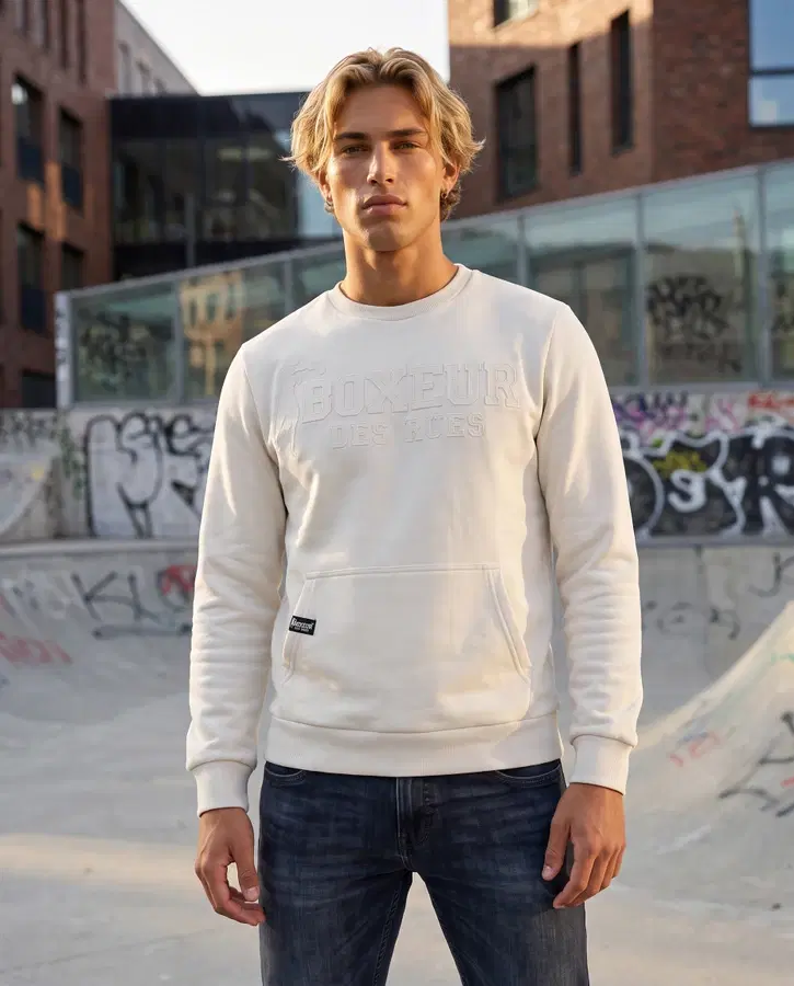 Felpa Girocollo Warm Blank