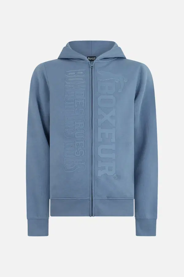Felpa Cappuccio Full Zip Nocturne Fade Logo