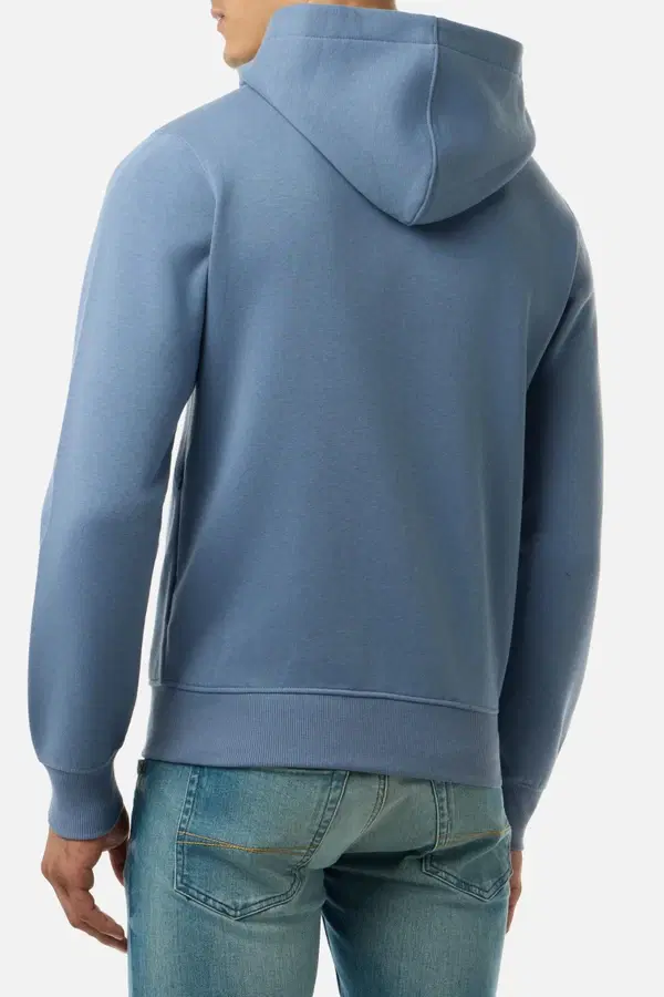 Felpa Cappuccio Full Zip Nocturne Fade Logo