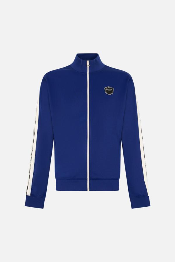 High Neck Cyber Blue Sweatshirt Cyber Blue