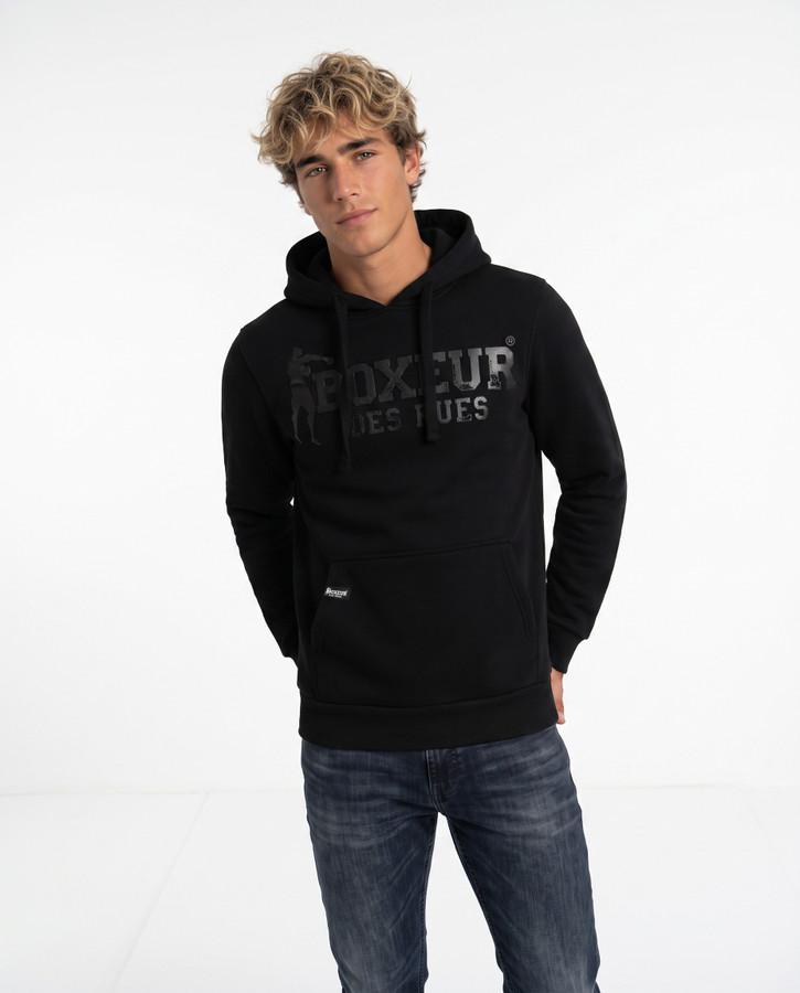 Logo Black Titanium Hoodie Black-Titanium