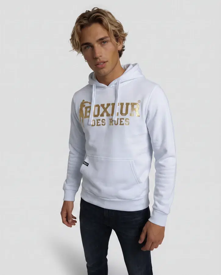 Logo White Gold Hoodie White-Gold