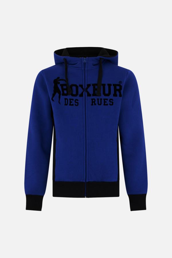 Logo Cyber Blue Zip Hoodie Cyber Blue